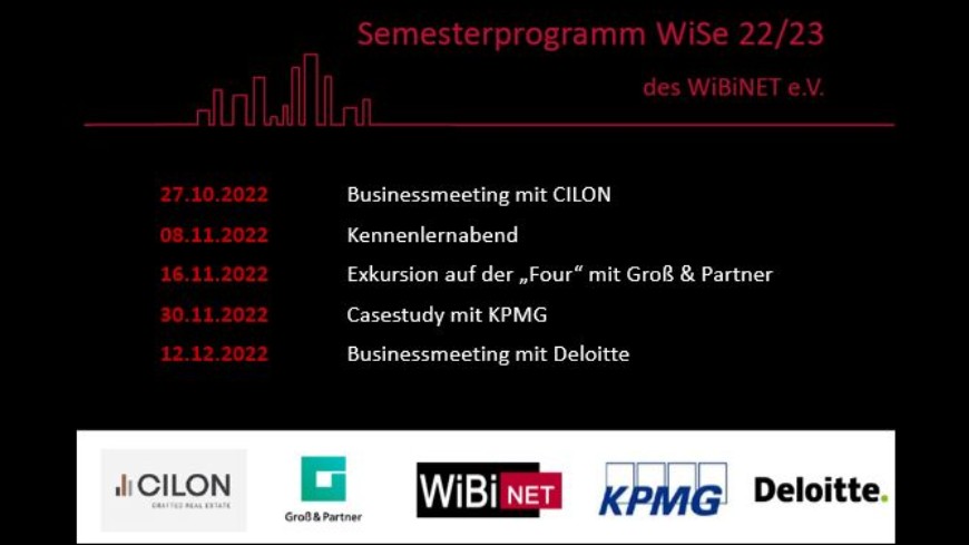 Semesterprogramm WiSe 22/23